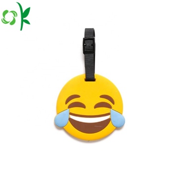 Popular Emoji PVC Luggage Tag for Travel