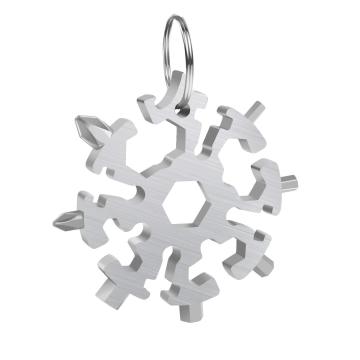 Fast Delivery 20Pcs Multifunction Snowflake Keychain Tool Set