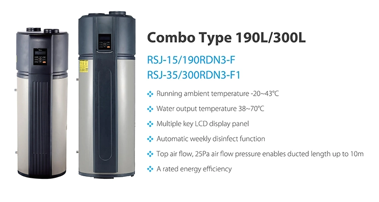 Midea New Revolution Tankless Integrated Air Source Water Heater with High Efficient