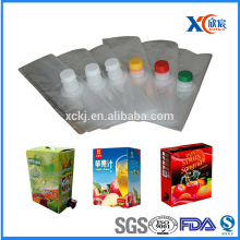 Hot filling liquid packaging plastic bag