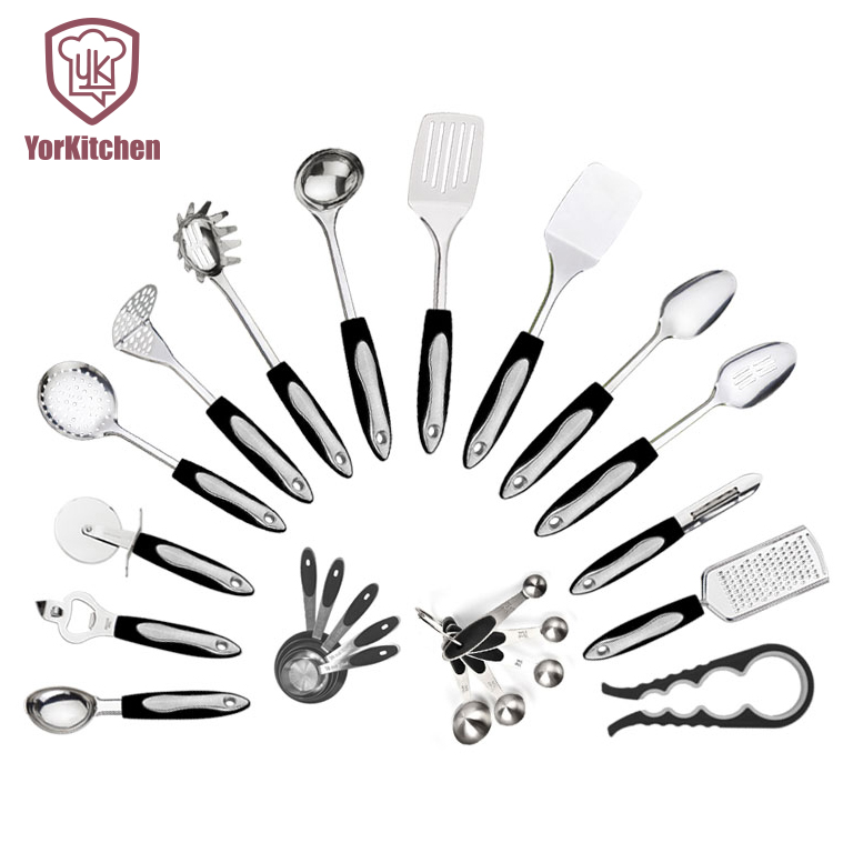 Stainless steel kitchen tools stainless steel kitchenware set can be freely combined set
