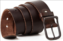 Retro luxury genuine leather belt
