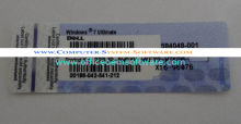 New Microsoft Windows 7 Ultimate Blue X16 Coa Key Sticker Label With Dell