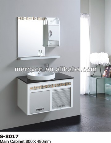 WALL MOUNTED Bathroom Cabinet Classic PVC WALL MOUNTED Bathroom VANITY