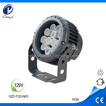 Outdoor landscape projector 12W led projector luminaires