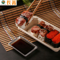 Eco-amigável para ir à bandeja de sushi de bagaço de cana-de-açúcar