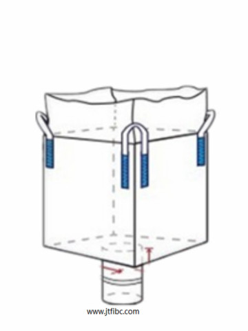 Duffle top discharge Circular jumbo bag