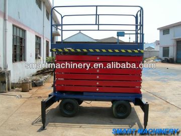 11 meter Warehouse widely used hydraulic lift,single person hydraulic lift