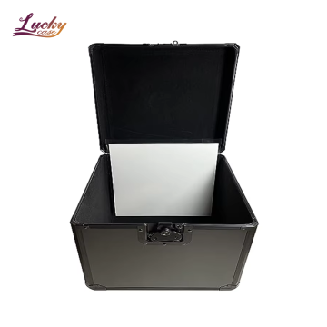 Custom High-End Aluminum Vinyl Record Case with 2mm EVA Liner