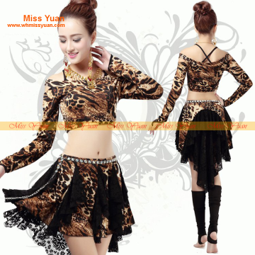 Lace Leopard Belly Dance Dress For Lady