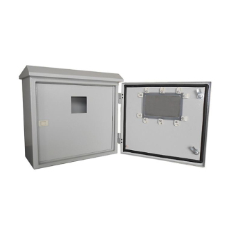Indoor outdoor metal digital panel meter enclosure