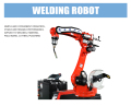 CNC 6 Eksen MIG / MAG / TIG Kaynak Robotu Kaynak Makinesi