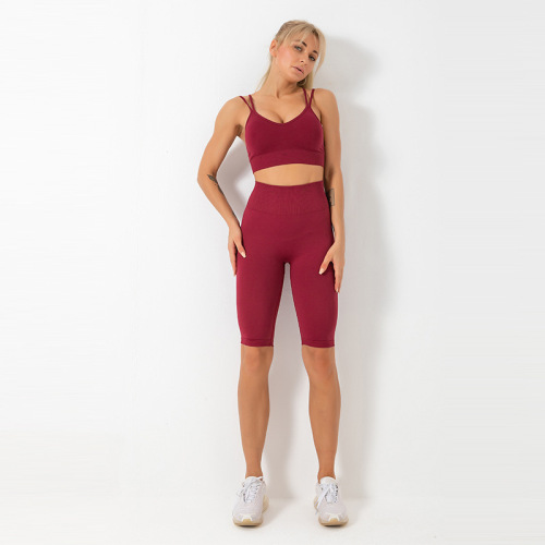 Leggings und Sport-BH-Set für Frauen