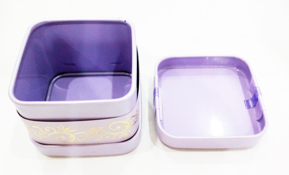 Purple sweet Wedding Tin Box