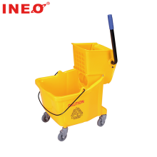 Hotel Deluxe Mop Wringer Bucket - Efficient Cleaning Solution