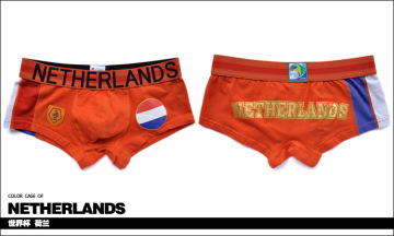 Ropa interior 2014 Brasil Brasil de la Copa Mundial de la Bandera Nacional Masculino