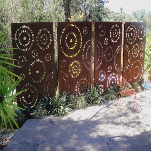 Decorative Corten Steel Screen Panels