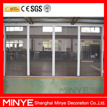 aluminum folding sliding anti-mosquito screen net door with Jame