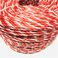 Red Red White Bale 3 Strands PP Rope