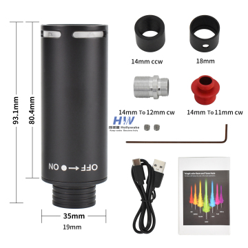 Smallest and Lightest Tracer Unit with Green Light