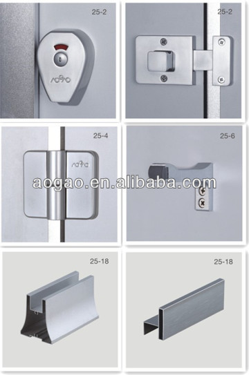 Toilet partition related products hardware