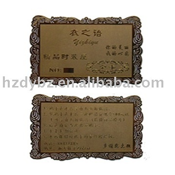 Metal card/gold card/silver card/golden card/gift card/craft card