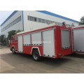 JAC single bridge combined powder foam fire truck