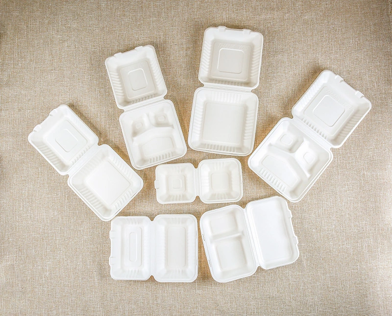 100% Biodegradable Eco-Friendly Sugarcane Bagasse Disposable 10'' Round Plate