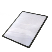 180*120mm PVC Plastic 3x Sheet Magnifier Full Page Handheld Magnifying Glass for Reading