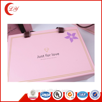 Manufacturer directly supply black open wendow gift box for jewerly