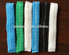 disposable double elastic non-woven bouffant caps