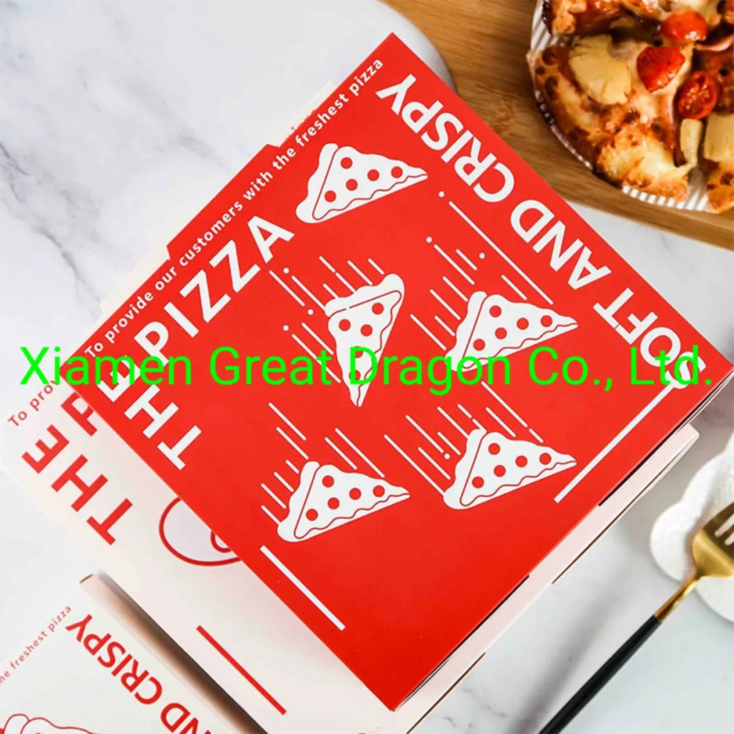 Take out Pizza Delivery Box with Custom Design Hot Sale (PZ2511006)