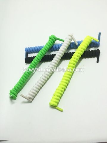 2016 newst elastic coild shoe laces manufuctury
