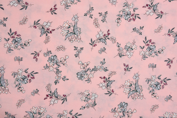 Competitive Price Pink Background Printed Fabrics