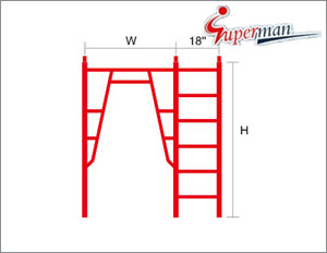 Walk Through Frame with 18