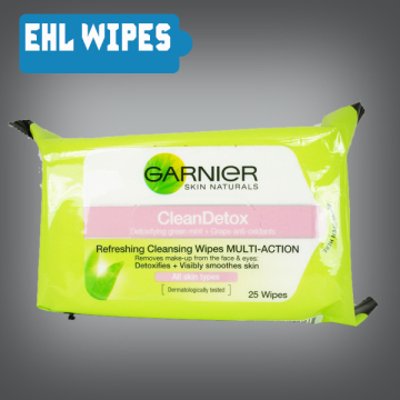 Refreshing wipes/ Refreshing facial wipes with aloe vera and mint oil