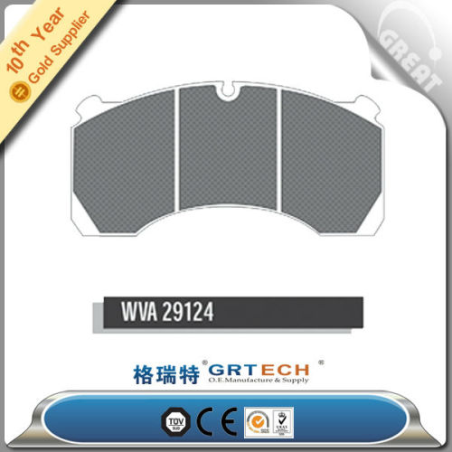 WVA29124 truck brake pad manufacturers