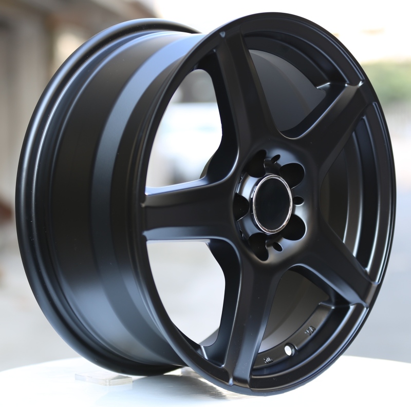 16-inch Semi-Matte Black Painted Alloy