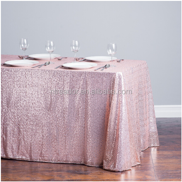 round sequin embroidery organza table cloth