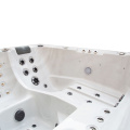 whirlpool bathtub spa hot tub with foot massager