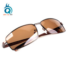 High impact UV400 sun glasses metal sun glasses woman