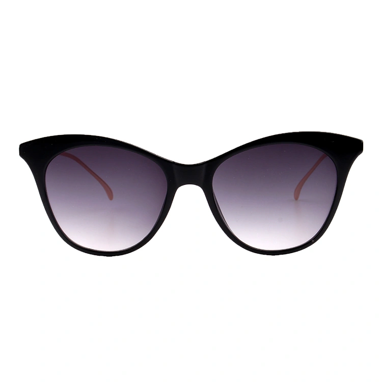 Cat Eye Design PC Frame with Metal Temple Sunglass