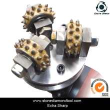 3 Rollers Lichi Surface Bush Hammered Roller