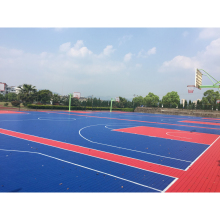 Outdoor interlocking floor basketball court mats
