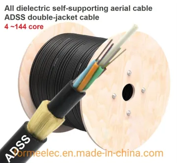 Aerial Optical Cable ADSS 4 Core All Dielectric Self-Supporting Aerial Cable
