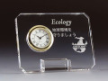 Reloj de mesa elegante de cristal decorativo