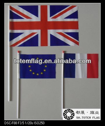 Mini Handhold Country Flag , National Handhold Flag