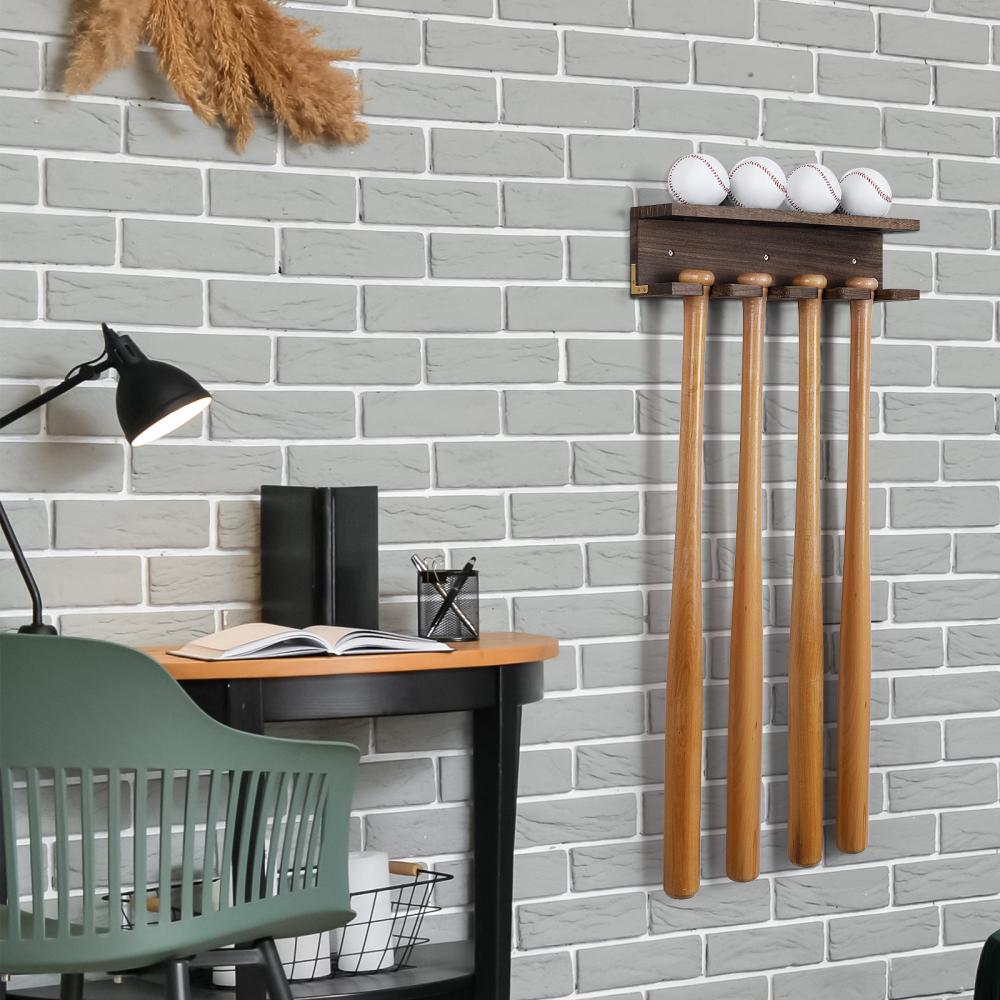 Wood Baseball Bat Holder