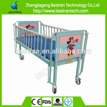 BT-AB002 CE ISO hospital children equipments manual adjustable hospital baby care crib beds