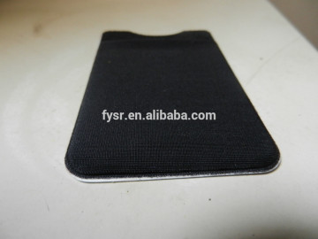 silicone credit card pounch for mobile phone